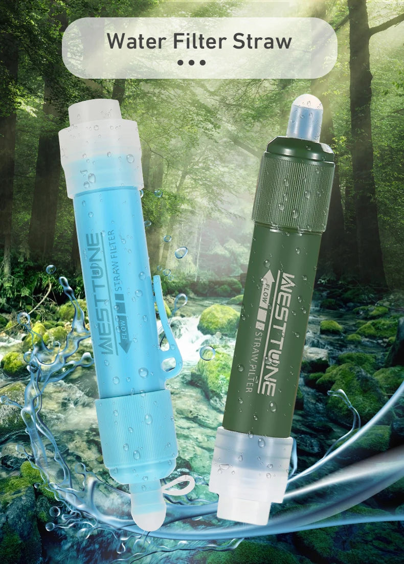 Sistema de Filtración de Agua Westtune — Purificador Outdoor con Bolsa Plegable 4.000 Litros