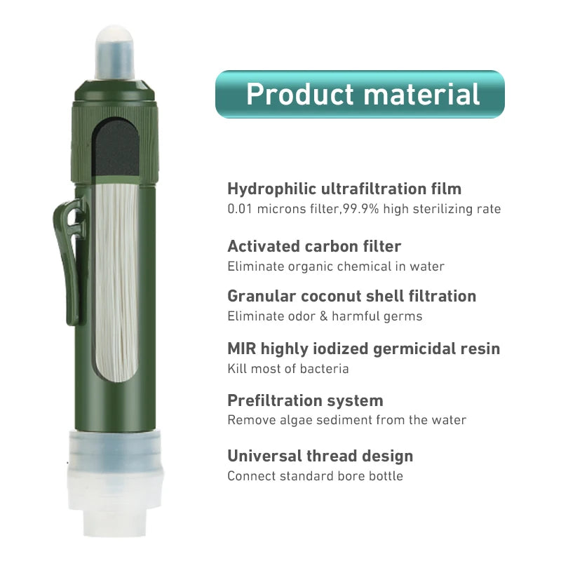 Sistema de Filtración de Agua Westtune — Purificador Outdoor con Bolsa Plegable 4.000 Litros