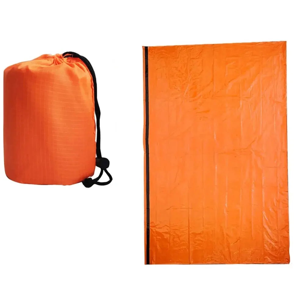 Saco Térmico de Emergencia Impermeable — Bivy Bag para Supervivencia, Camping y Evacuación