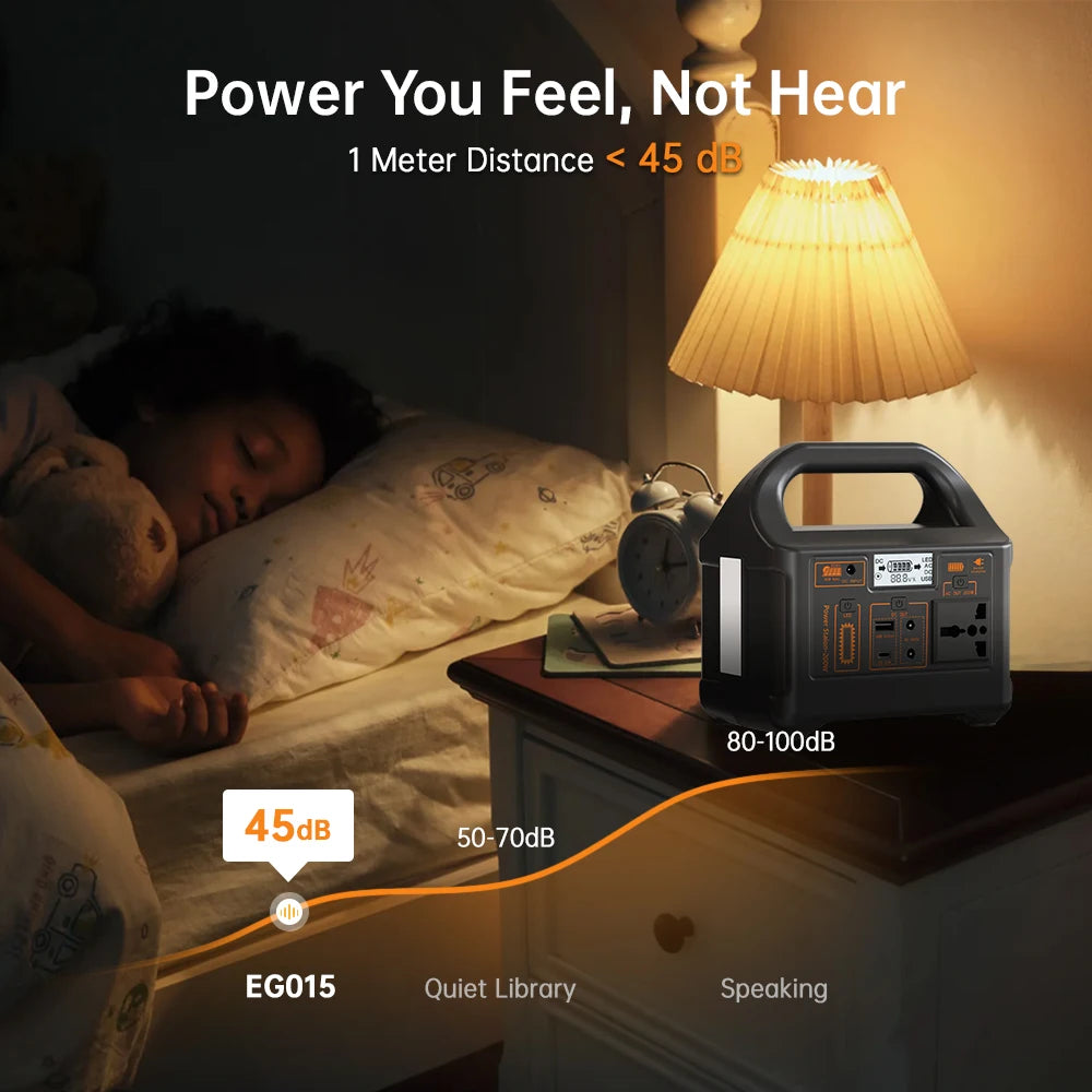 Gaiaray Power Station LiFePO4 — Generador Solar Portátil con Batería de Litio Hierro Fosfato