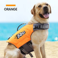 Chaleco Salvavidas para Perros — Naranja Alta Visibilidad con Reflectantes y Asa de Rescate