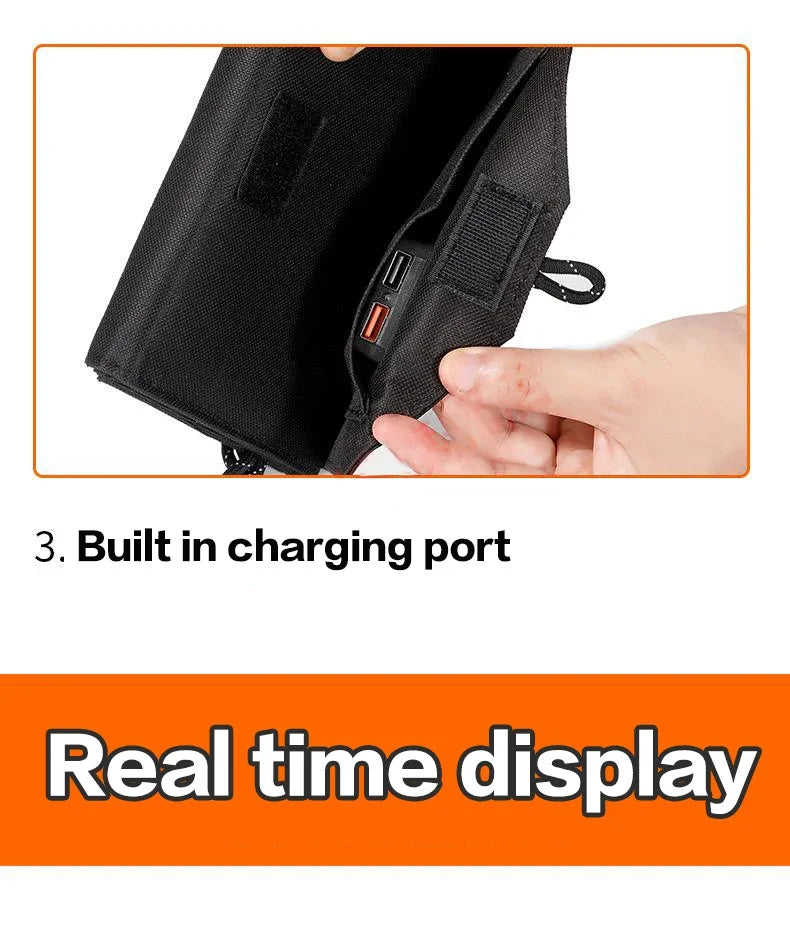 Panel Solar Portátil Plegable 20W con Salida USB — Cargador Solar para Móviles y Outdoor