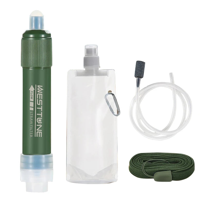 Sistema de Filtración de Agua Westtune — Purificador Outdoor con Bolsa Plegable 4.000 Litros