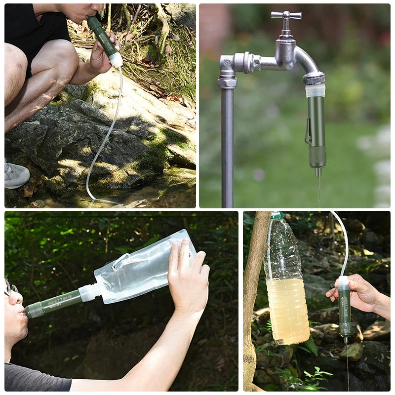 Sistema de Filtración de Agua Westtune — Purificador Outdoor con Bolsa Plegable 4.000 Litros