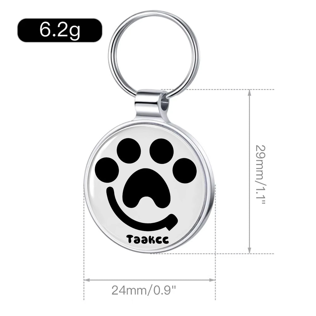 Placa Identificativa QR para Mascotas — Metal Resistente, Sin Cuotas ni Suscripción