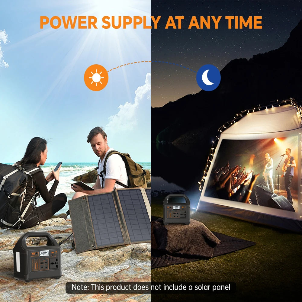 Gaiaray Power Station LiFePO4 — Generador Solar Portátil con Batería de Litio Hierro Fosfato