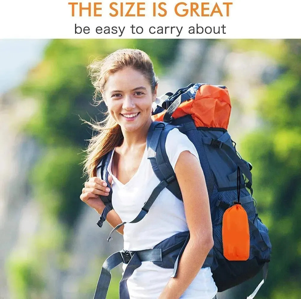 Saco Térmico de Emergencia Impermeable — Bivy Bag para Supervivencia, Camping y Evacuación